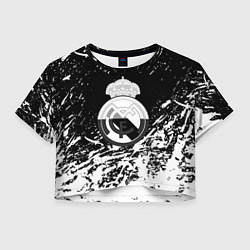 Женский топ Реал Мадрид краски текстура