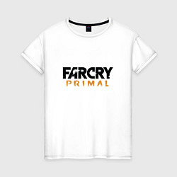 Футболка хлопковая женская Far Cry: Primal Logo, цвет: белый