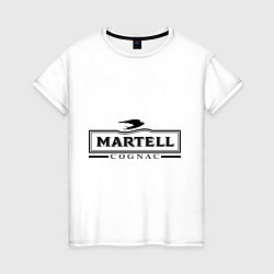 Футболка хлопковая женская Martell, цвет: белый