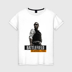 Футболка хлопковая женская Battlefield Hardline, цвет: белый