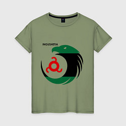 Женская футболка Ingushetia Eagle