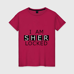 Женская футболка I am Sherlocked