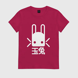 Футболка хлопковая женская Destiny Rabbit, цвет: маджента