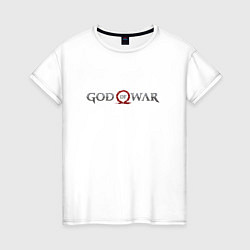 Футболка хлопковая женская God of War, цвет: белый