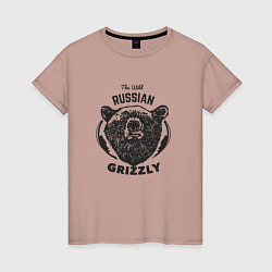 Женская футболка Russian Grizzly