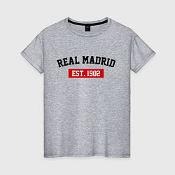 Женская футболка FC Real Madrid Est. 1902