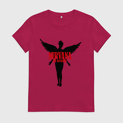 Футболка хлопковая женская Nirvana: In Utero, цвет: маджента