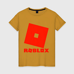 Женская футболка Roblox Logo