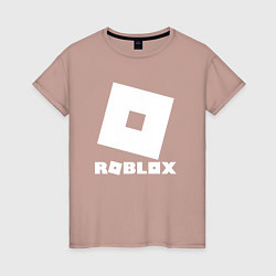 Футболка хлопковая женская ROBLOX, цвет: пыльно-розовый