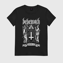 Футболка хлопковая женская Behemoth: Satanist, цвет: черный