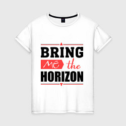 Женская футболка Bring me the horizon