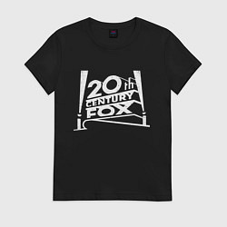 Футболка хлопковая женская 20th Century Fox, цвет: черный