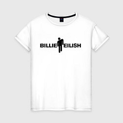 Футболка хлопковая женская BILLIE EILISH: White Fashion, цвет: белый