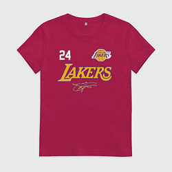 Футболка хлопковая женская KOBE BRYANT АВТОГРАФ, цвет: маджента