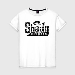 Футболка хлопковая женская Eminem Slim Shady, цвет: белый