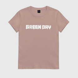 Футболка хлопковая женская GreenDay, цвет: пыльно-розовый