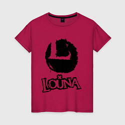 Футболка хлопковая женская Louna, цвет: маджента