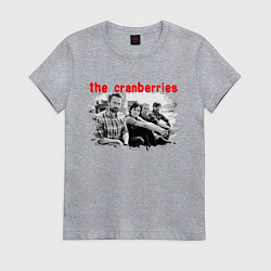 Футболка хлопковая женская The Cranberries, цвет: меланж