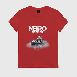 Футболка хлопковая женская METRO EXODUS, цвет: красный