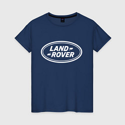 Футболка хлопковая женская LAND ROVER, цвет: тёмно-синий