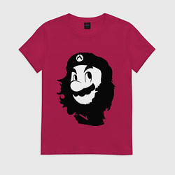 Футболка хлопковая женская Che Mario, цвет: маджента