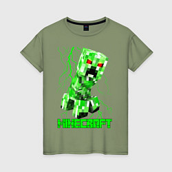 Женская футболка MINECRAFT CREEPER