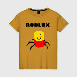 Футболка хлопковая женская ROBLOX, цвет: горчичный