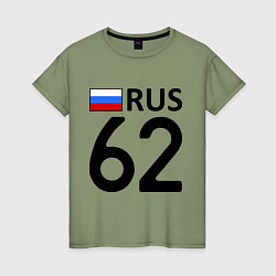 Женская футболка RUS 62