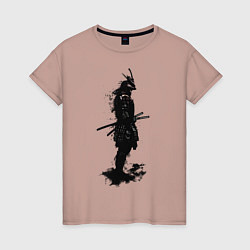 Женская футболка Теневой самурай