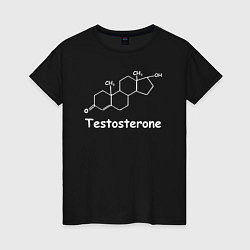 Футболка хлопковая женская Testosterone, цвет: черный