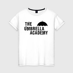 Футболка хлопковая женская Umbrella academy, цвет: белый