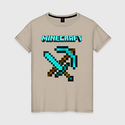 Женская футболка Minecraft