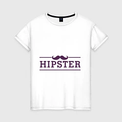 Футболка хлопковая женская Hipster, цвет: белый