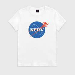 Футболка хлопковая женская Nerv, цвет: белый