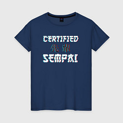 Женская футболка Certified sempai