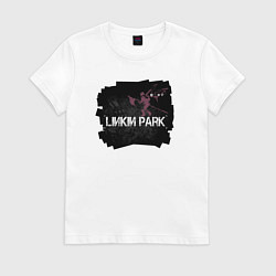 Футболка хлопковая женская Linkin Park LP 202122, цвет: белый