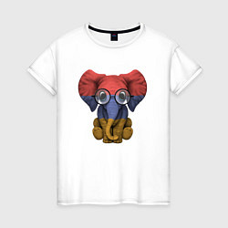 Женская футболка Слон - Армения