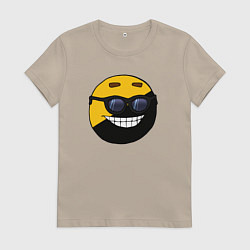 Футболка хлопковая женская Анкап, цвет: миндальный