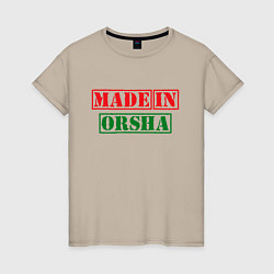 Женская футболка Орша - Беларусь