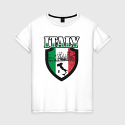 Женская футболка Italy Shield