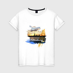 Женская футболка Travel Санк-Петербург