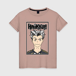 Женская футболка Котаро Бокуто Haikyuu!!