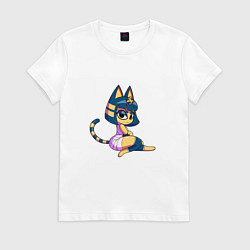 Футболка хлопковая женская Ankha, цвет: белый