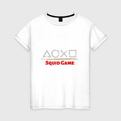 Женская футболка Play Squid Game