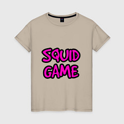 Женская футболка Squid Game Pinker