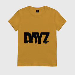 Футболка хлопковая женская DayZ, цвет: горчичный