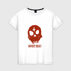 Женская футболка Money Heist Skull