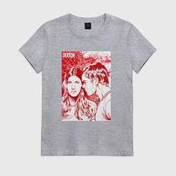 Футболка хлопковая женская Декс и Дебра, цвет: меланж