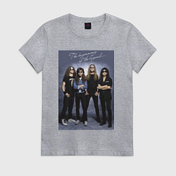 Футболка хлопковая женская Ты помнишь, как всё начиналось?, цвет: меланж