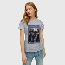 Футболка хлопковая женская Ты помнишь, как всё начиналось?, цвет: меланж — фото 2